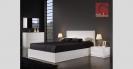 High Gloss white Lacquer Bedroom Set