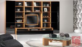 Contemporary modern living room furniture tv wall and stand