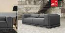 2-3 seater sofa with height-adjustable backrest