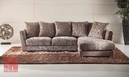 2-3 seater chaiselongue sofa,  made in fabric