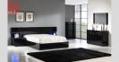 Modern Master bedroom With Dark-colored Lacquer Furniture