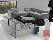 2-3 seat sofa with backs adjustable horizontally. Seat base with capitoné