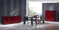 dining room table chairs cabinet sideboard