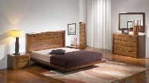 room bed bedside table comode carpet