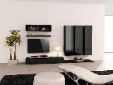 Living room TV furniture chair cabinet lamp puff