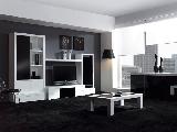 Living room coffee table cabinet chair TV furniture lamp