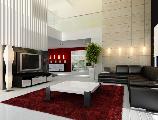 Living room coffee table sofa TV furniture carpet