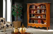 Living room books vase cabinet armchair