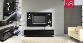 Contemporary modern living room furniture tv wall and stand