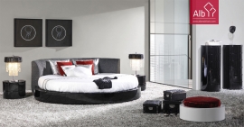 Master Bedroom modern with round bed