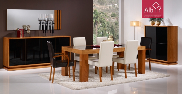 contemporary dining table | dining room buffet | dining room furniture