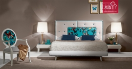 Muebles modernos online | Cama tapizada