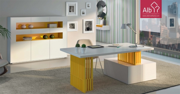 Office furniture lacquered 