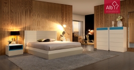 Modern bedroom furniture lacquered albmobiliario