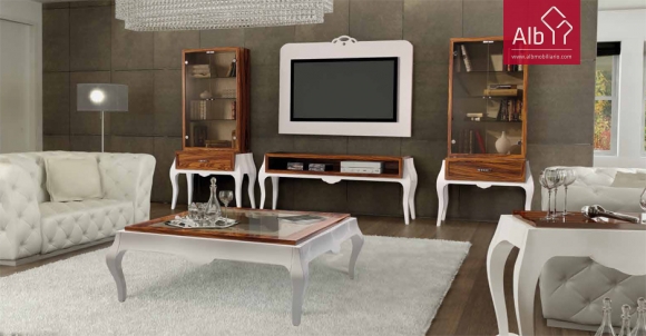 Living Room Modern Design | Lacquered Modern Living Room