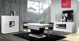 Muebles Comedor lacados con led | Muebles con led