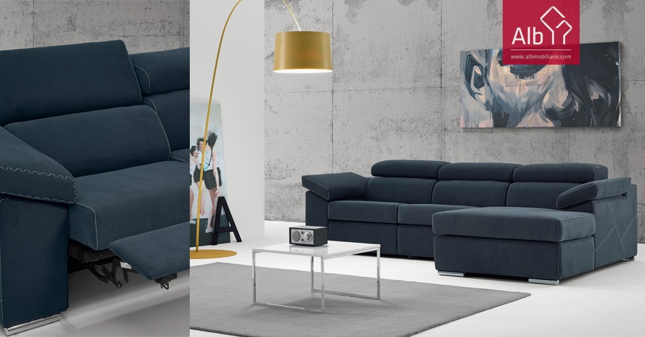 Diligencia dirigir graduado Sofa Chaise longue Con Relax | Chaise longue relax Barcelona - ALB  Mobiliário e Decoração - Paços de Ferreira - Capital do Móvel