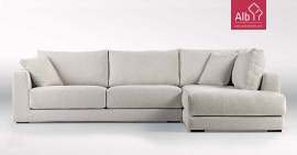 sofas com chaise longue tecido