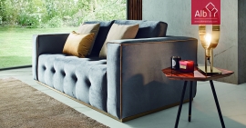 sofa tecido decoração interiores 