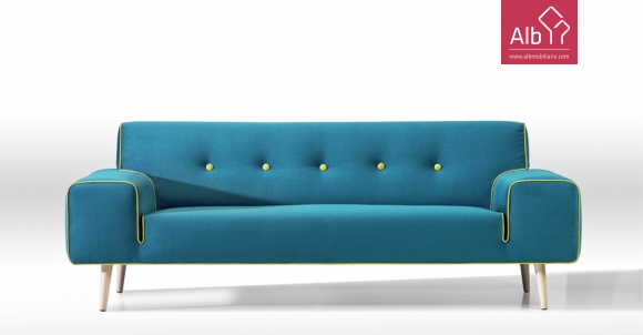 Sof retro moderno | Sofas online | Sofas tecido | Sofas qualidade