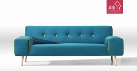 Sofá retro moderno | Sofas online | Sofas tecido | Sofas qualidade