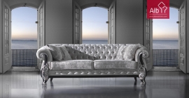 Sofa classico estilo chesterfield 